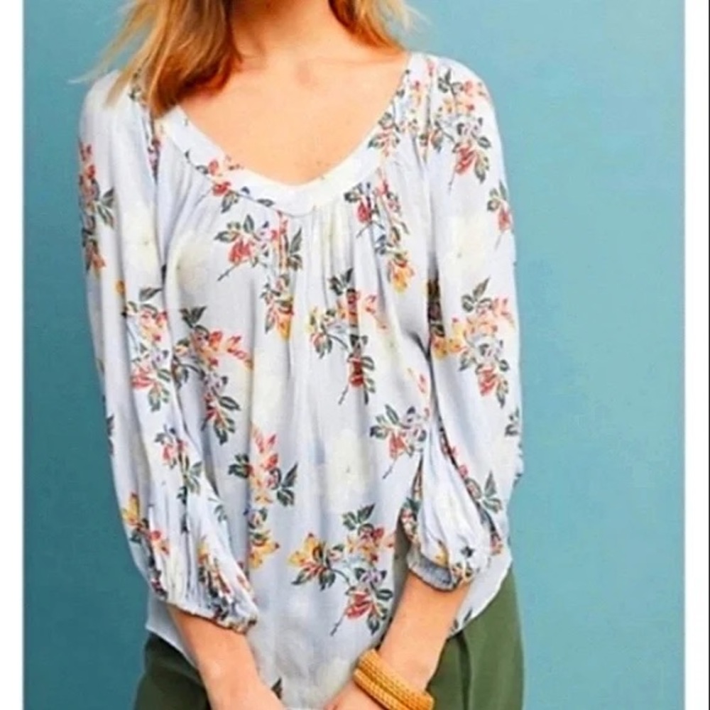 Maeve by Anthropologie Women’s Floral Blouse Size 12